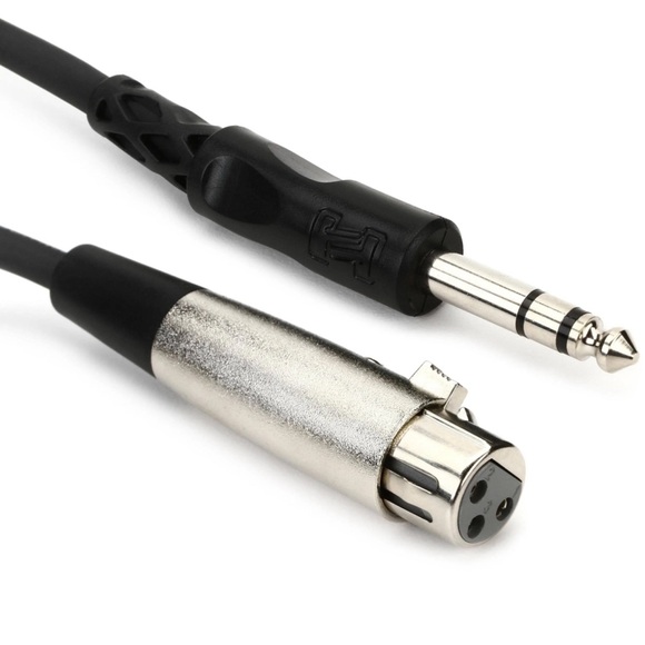 HOSA Balanced Interconnect 5ft XLR3F to 1/4 TRS STX-105F - Picture 6 of 9